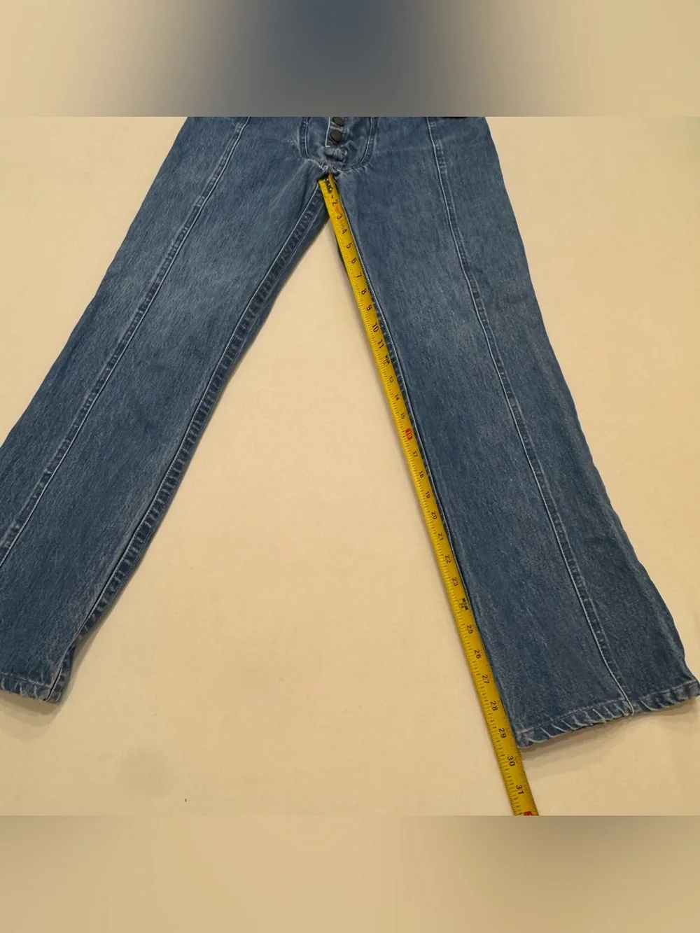 Vintage Nasty Pig Denim Jeans Pants Snap Button Up Men's Size 32 Made in USA